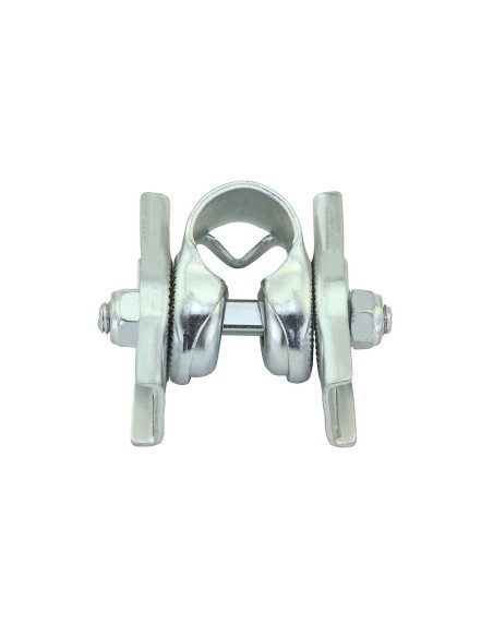 Saddle Clamp Double Rail Chrome.
